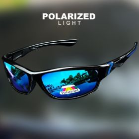 1/3PCS Vintage Sports Sunglasses Men Women Fishing Running Cycling Mountaineering Sport Man Sun Glasses Anti-Glare UV400 (Lenses Color: C2-BLUE)